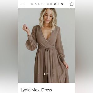 Baltic born lydia dress in stone